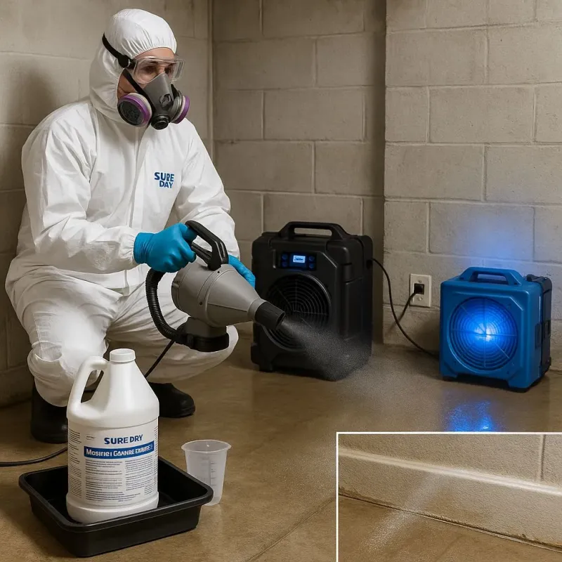 Sanitization and Odor Removal process in Brewster, MA