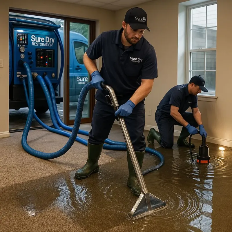 Water Extraction and Removal process in Brewster, MA